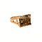 smokey topaz tranquility cocktail ring with pretty bridge band <span class='visuallyhidden'>Call, text 323-404-2959 for shopping help.</span>